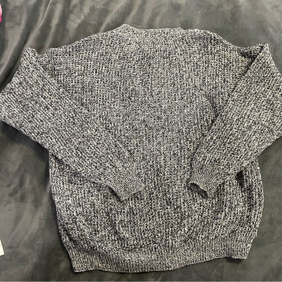 Vintage - American Outpost Heather Gray Chunky Knit Crewneck Sweater - Picture 7 of 8